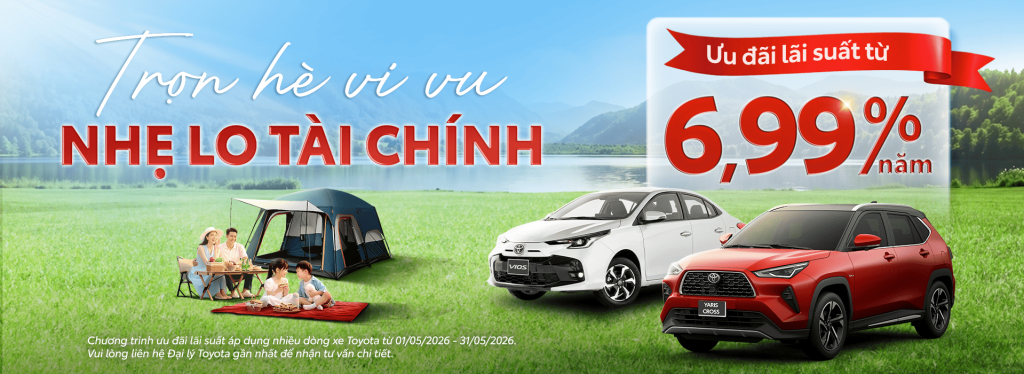 mua xe tra gop toyota lai suat co dinh